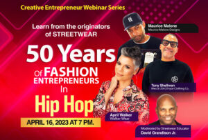 Hip Hop 50th fashion flyer