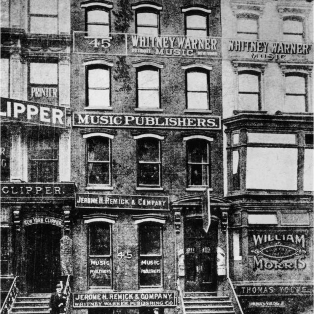 Tin Pan Alley Was Where The Publishing Industry In The US Was Born