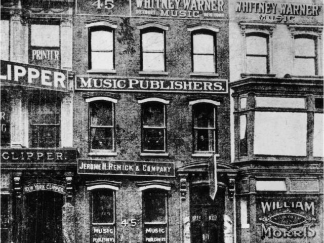 Tin Pan Alley Was Where The Publishing Industry In The US Was Born